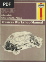 Fiat 600D Haynes Workshop Manual | PDF