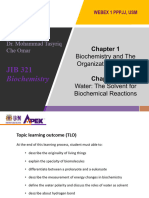 JIB 321 WEBEX 1 (Biochemistry, Organelles, and Water)