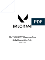 VALORANT Champions Tour Global Competition Policy v1.3