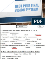 Connect Plus Final Revision 2nd Term