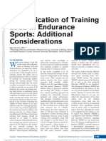 Quantification of Training Load in Endurance.12