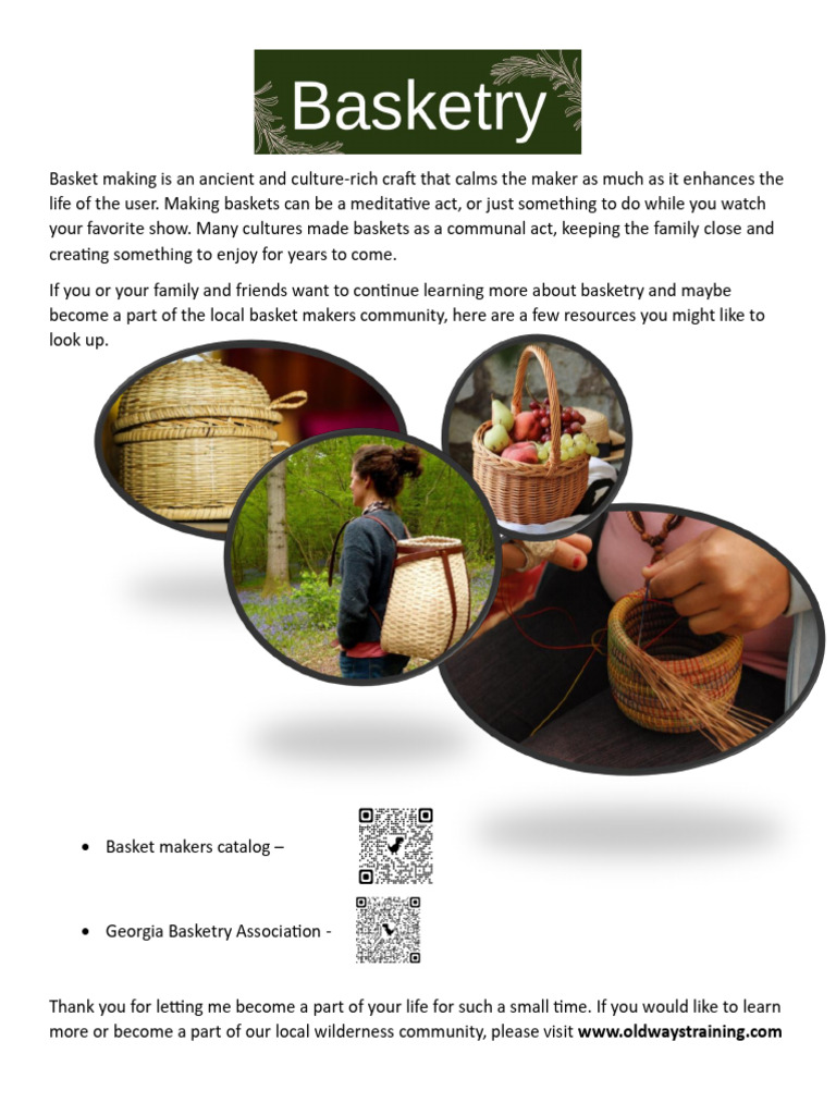 Basketry! PDF