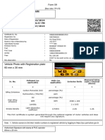 Form 59: Vehicle Photo With Registration Plate 60 MM X 30 MM