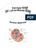 Ah Bio Unit 1 Revision Questions