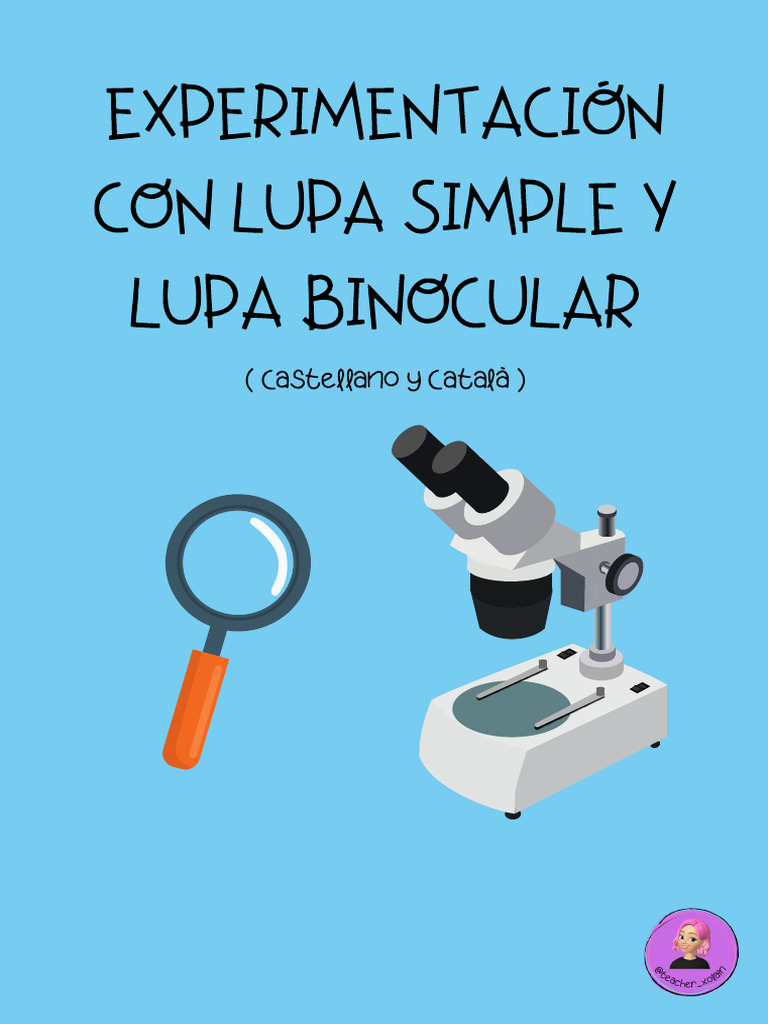 Actividades con Lupa Binocular y Simple | PDF | Molde | Microscopía