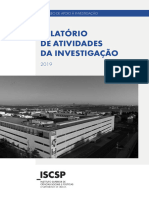 Iscsp Relatorio Atividades Investigacao 2019