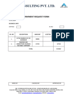 Payment Request Form