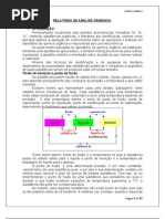 RELATÓRIO DE ANÁLISE ORGÂNICA