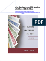 Dwnload Full Bond Markets Analysis and Strategies 9th Edition 9th Edition PDF