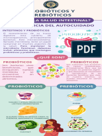 Infografía Probióticos y Prebióticos