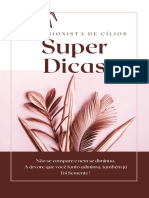 Ebook Extensão de Cílios SUPER Dicas