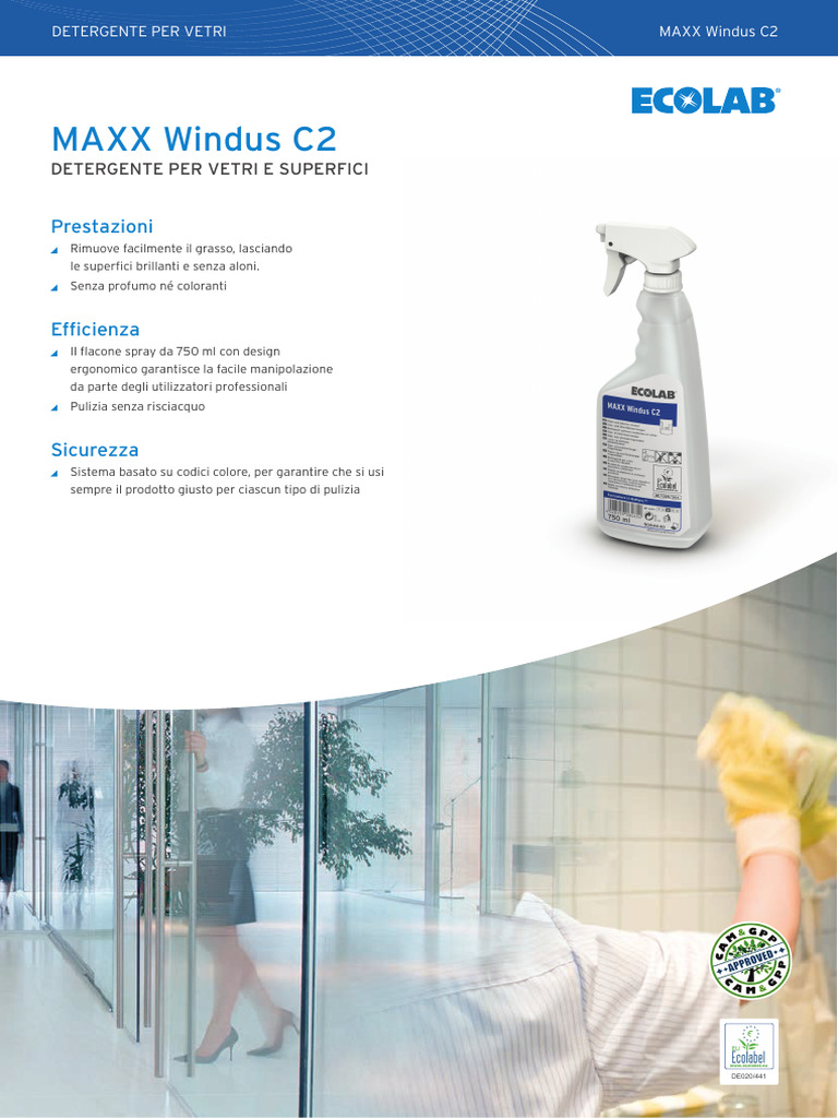 Scheda-Tecnica - MAXX WINDUS C2 VETRI FLACONE ML.750 | PDF