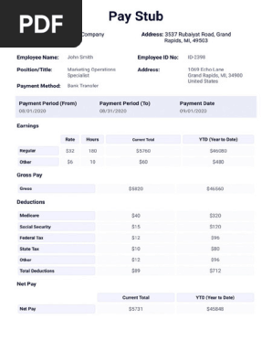 bank check