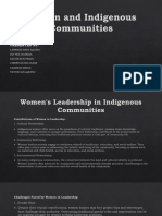 Women and Indigenous Communities