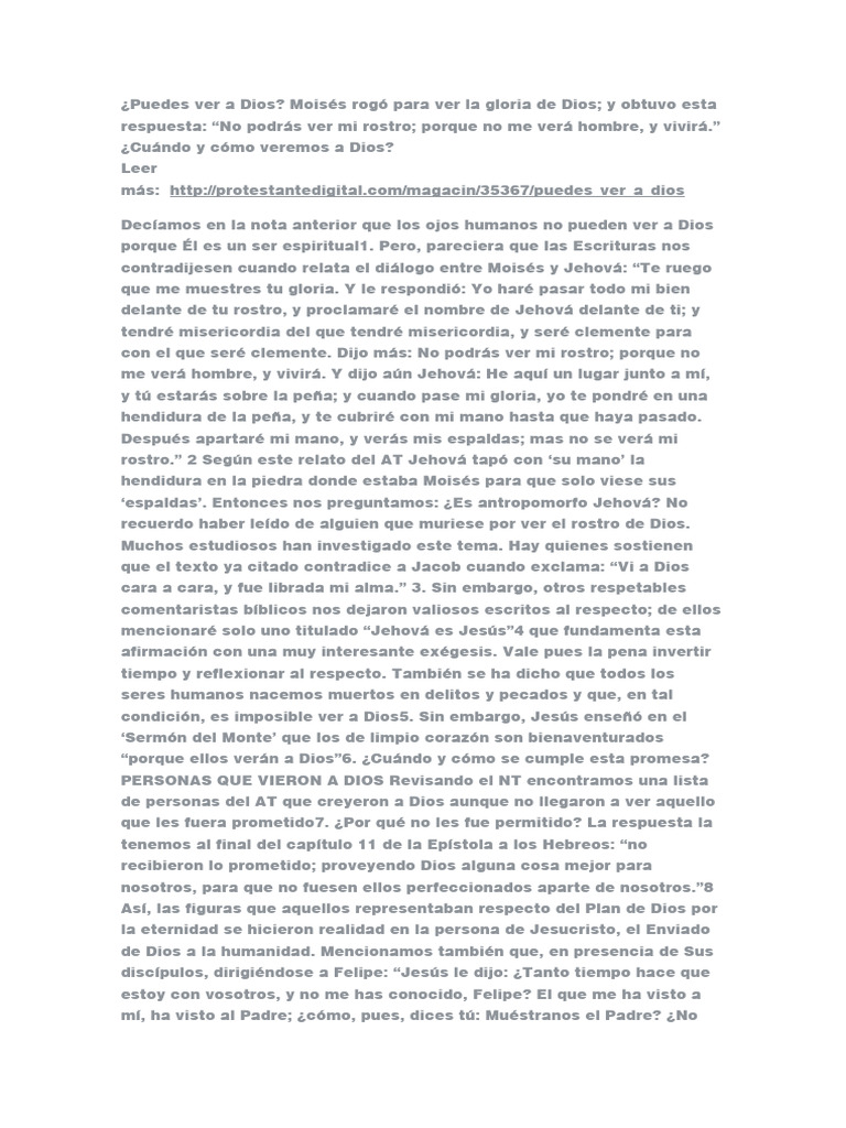 Puedes Ver A Dios Pdf