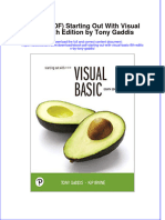 Full Download Ebook PDF Starting Out With Visual Basic 8th Edition by Tony Gaddis PDF