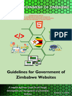 Final Draft Zimbabwe Govt Web Guidelines 3 April 2018