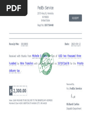 Receipt