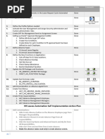 HRMS Leaves Automation Implementation Action Plan