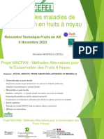 Gestion Des Maladies de Conservation en Fruits A Noyau