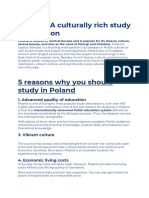 Why Study in Poland