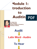 Audit Module 1 Introduction