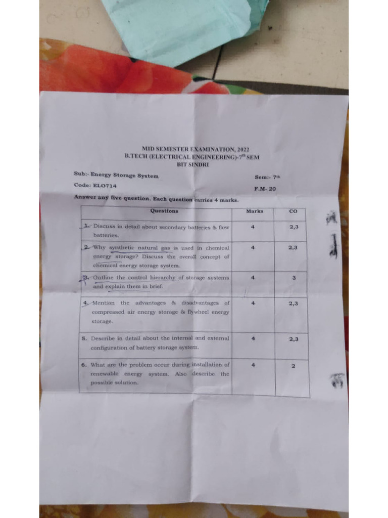 Bit Mid Sem 2022 7th Sem | PDF