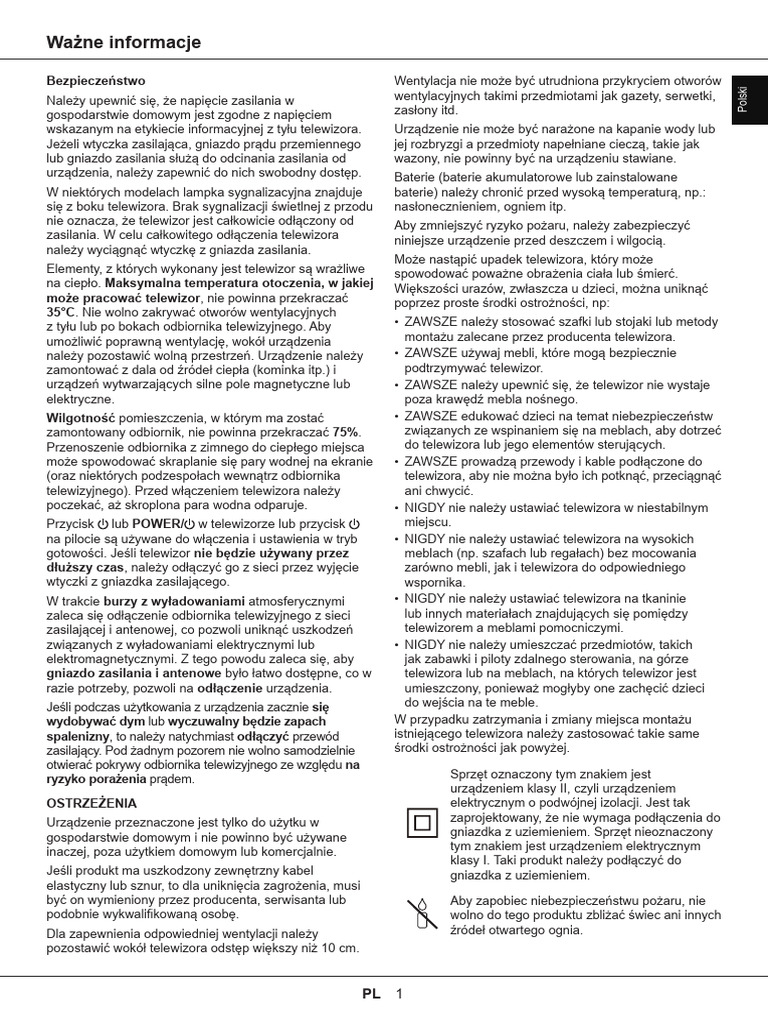 Instrukcja Obslugi TCL R51M P635 | PDF