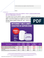 CENNIKI 08 - 2024 (ZDALNE) Od 26.01.2024 Zmieniamy Ceny Urządzeń W Ofercie Play Internet