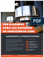 Precleaner Flyer 2022 Spanish