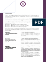 FL - Cronograma de Meditação