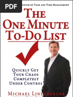 Download The One Minute To DoList eBook by Claude Brogniez SN70294926 doc pdf