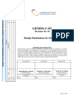 GEMSS-C-03 Design Parameters For Civil Works (Rev 01)