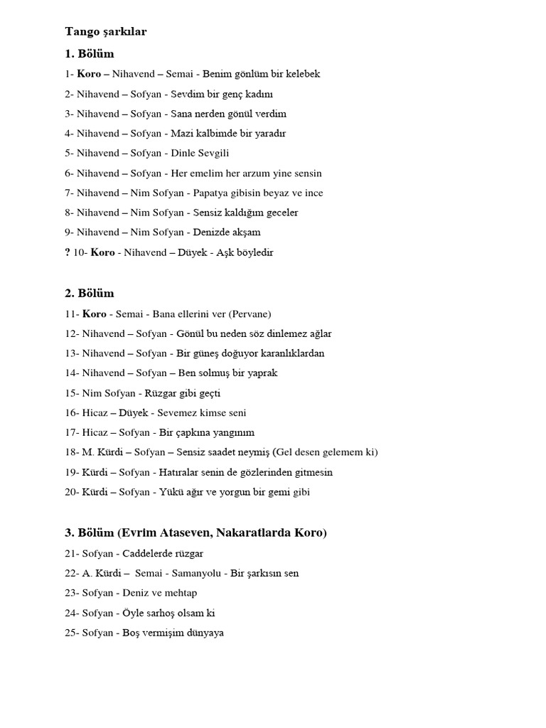 Tango Notalar Merged PDF