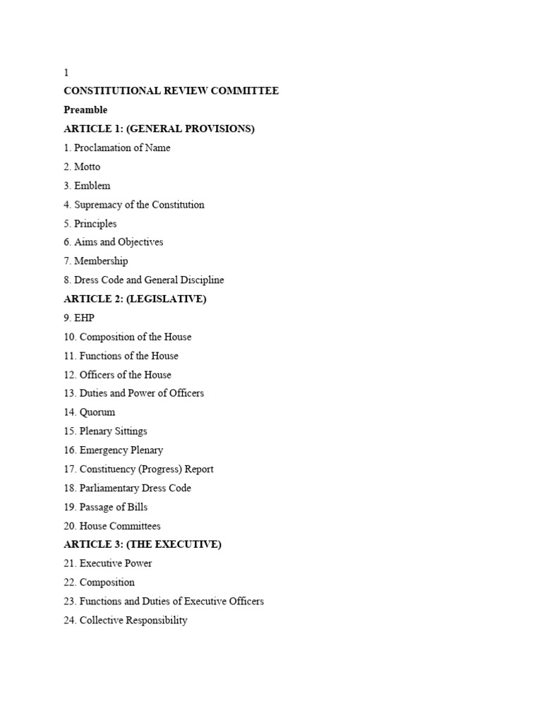 Etr Constitution PDF United States House Of Representatives Quorum