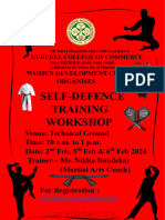 Self Defence Training Brochure