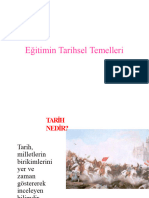 3-Egitimin Tarihsel Temelleri