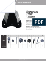 Manual Parabrisas Moto 110 MX