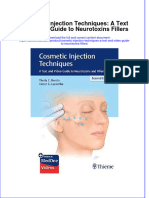 Cosmetic Injection Techniques A Text and Video Guide To Neurotoxins Fillers