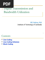 Lect. 06. Digital Transmission and Bandwidth Utilization