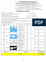 JU Proforma Invoice of Plastic Connectors 2021-11-22