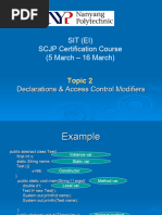 Nyp Sit (Ei) SCJP Course - Topic 2