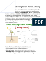 (25774) Photosynthesis Limiting Factors