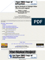 Psychology Psychological Analysis Of Hitler Pdf 