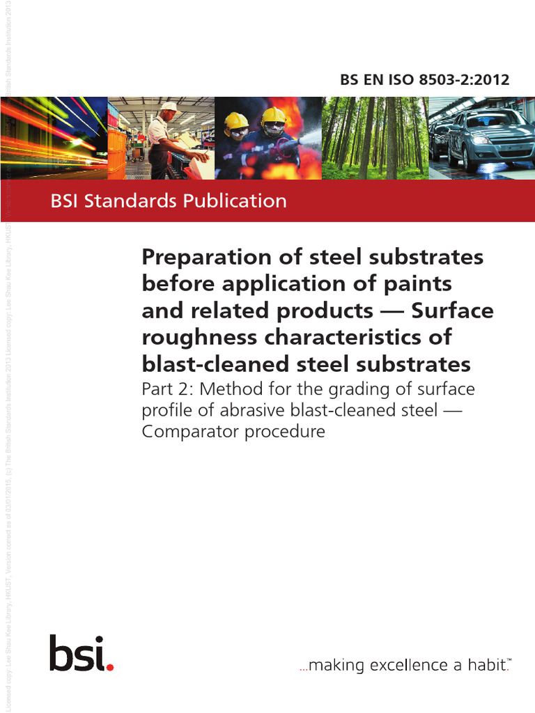 ISO 8503-2: Steel Surface Preparation | PDF