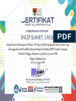 Sertifikat Power of Publik Speaking