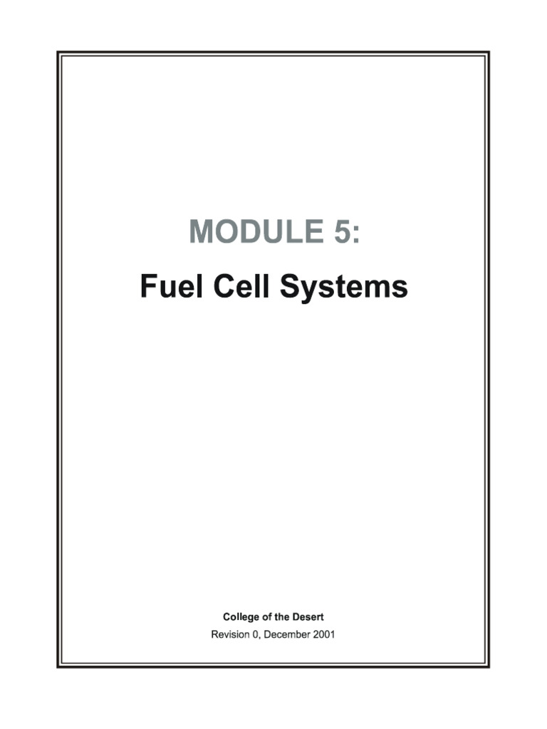 Module 5 fuel cell systems pdf coolant valve