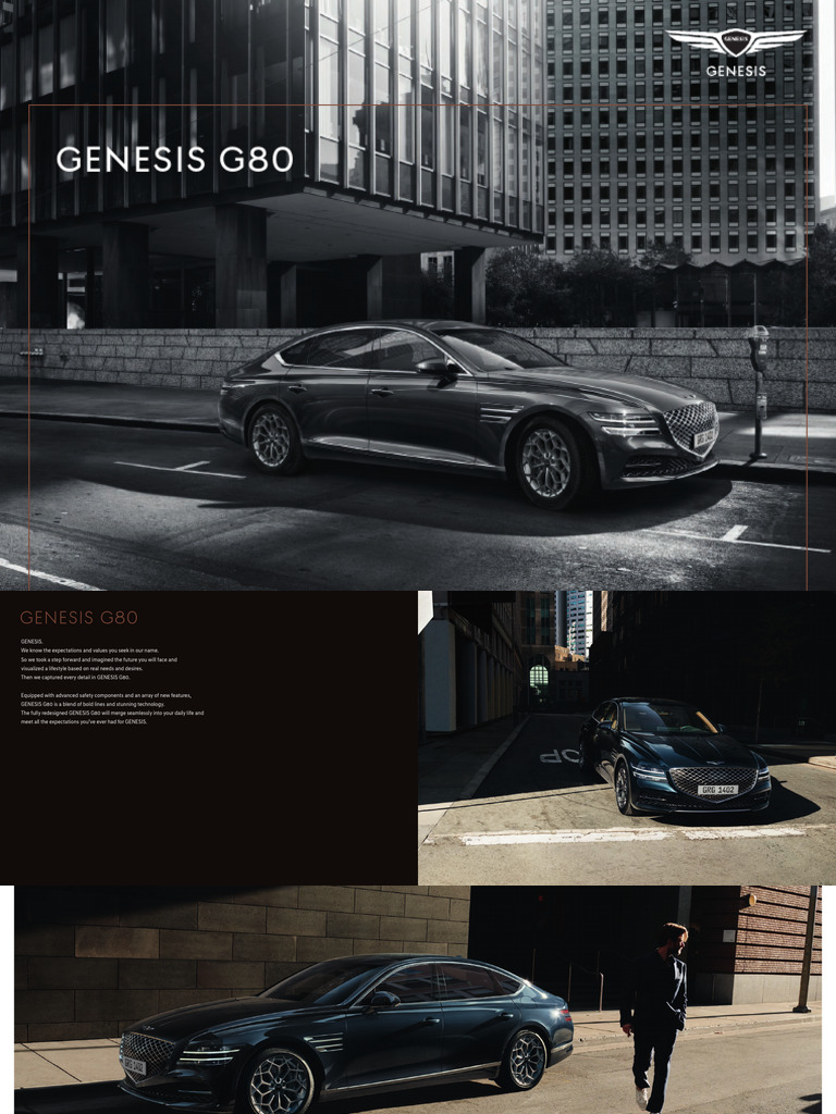 Genesis G80 Brochure Me English V5 PDF