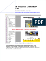 Haulotte Self Propelled Lift Ha12ip Repair Manual