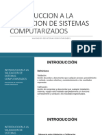 Introduccion A La Validacion de Sistemas Computarizados 2